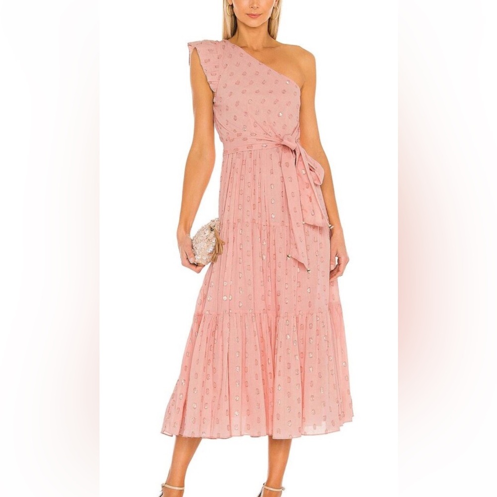 Elegant Pink Maxi Dress